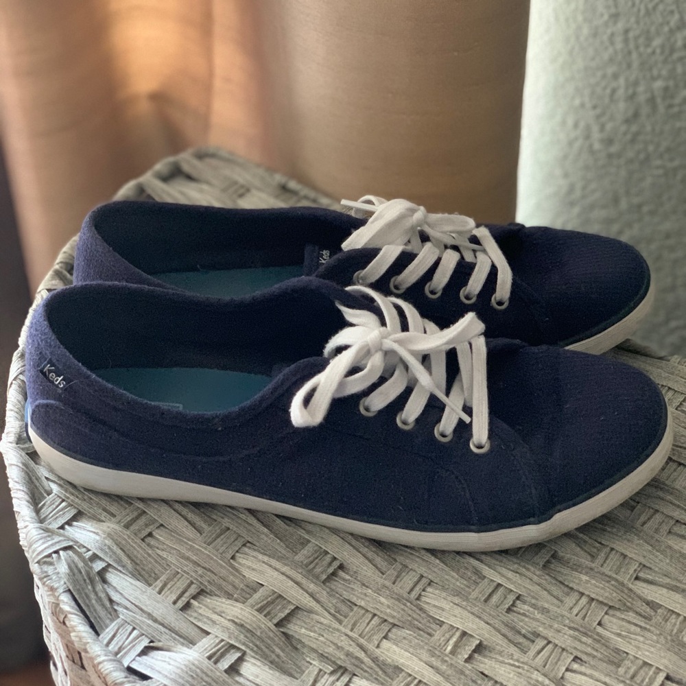 Navy blue Keds shoes